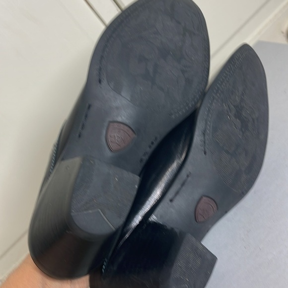 ARIAT Women’s slide Mules Black Turquoise Leather Upper SIZE 7B - Picture 9 of 11